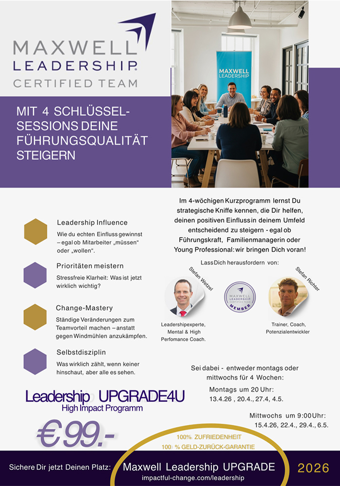 Maxwell Leadership Upgrade4U